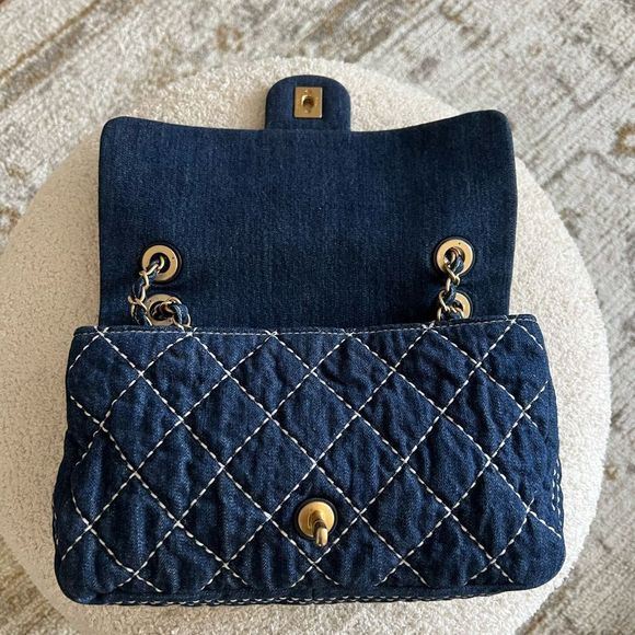 Chanel Denim Flap Bag - Picture 4 of 8